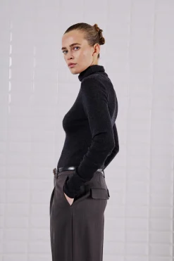 WBLTESSA LS WOOL TURTLENECK