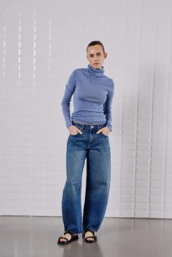 WBLTESSA LS WOOL TURTLENECK