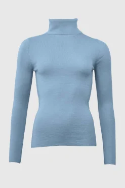 WBLTESSA LS WOOL TURTLENECK