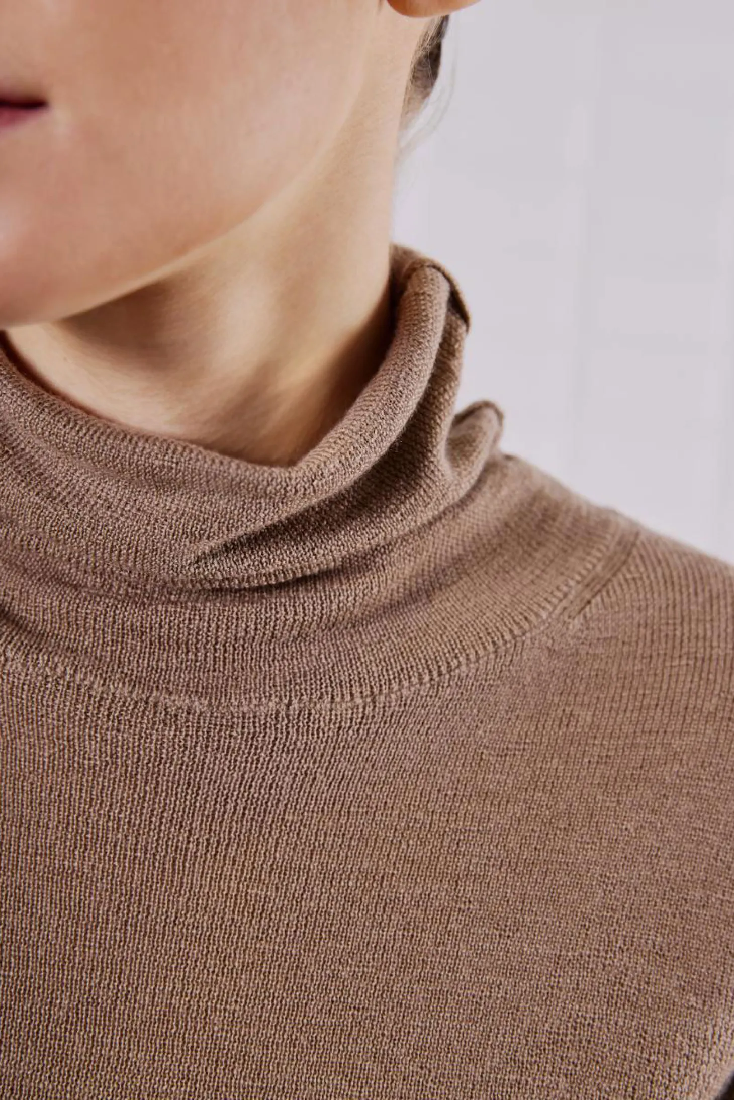 WBLTESSA LS WOOL TURTLENECK