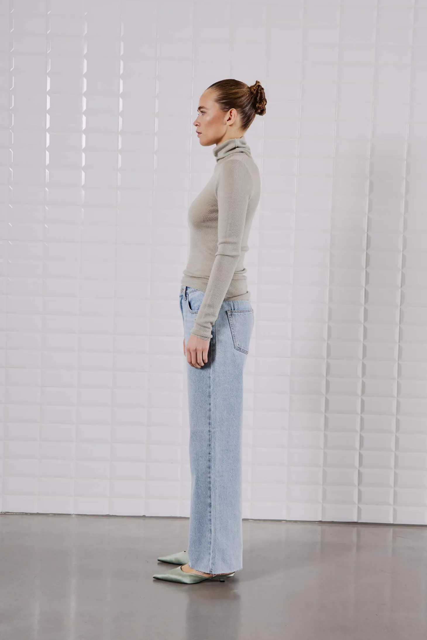 WBLTESSA LS WOOL TURTLENECK