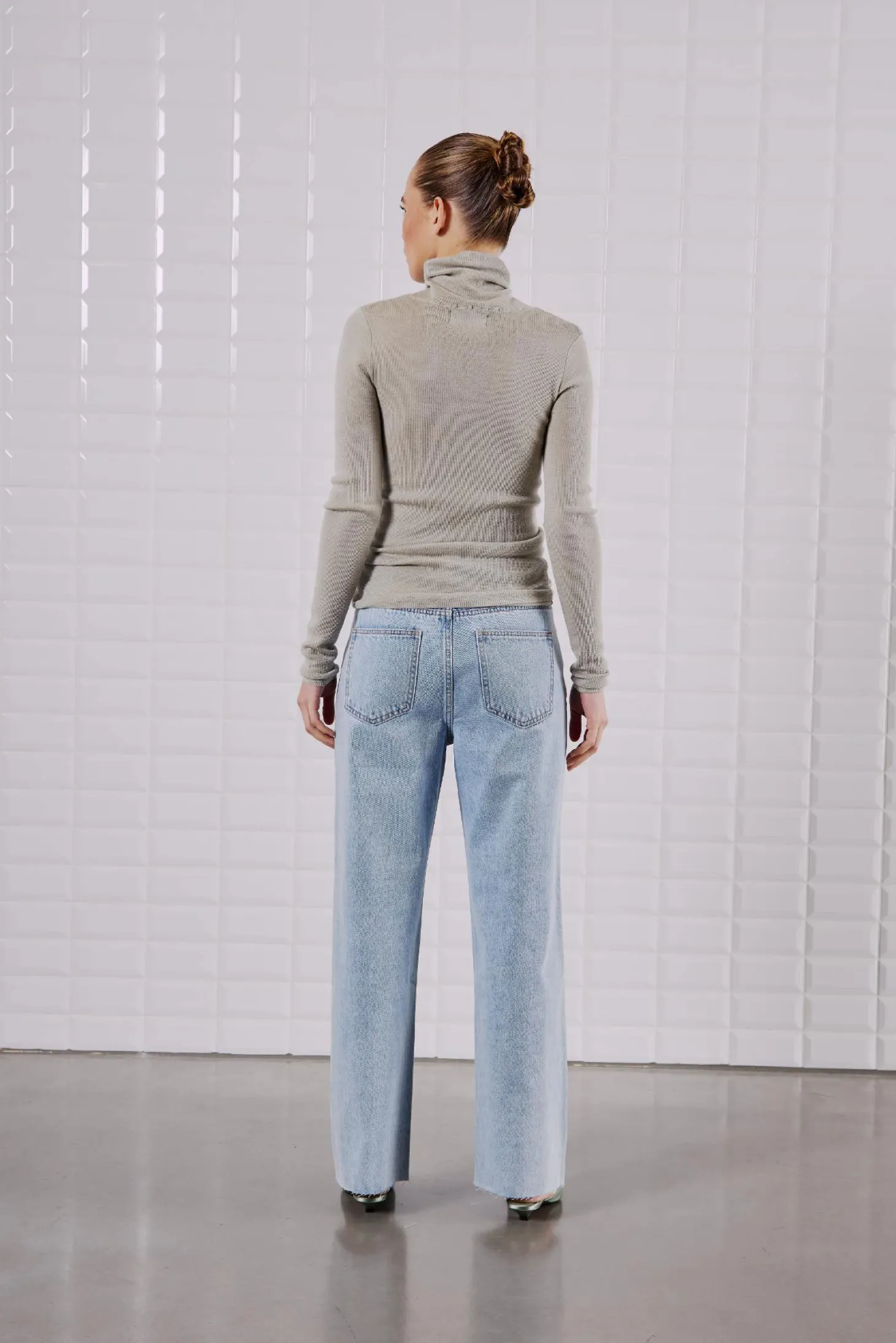 WBLTESSA LS WOOL TURTLENECK