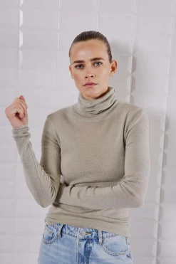 WBLTESSA LS WOOL TURTLENECK