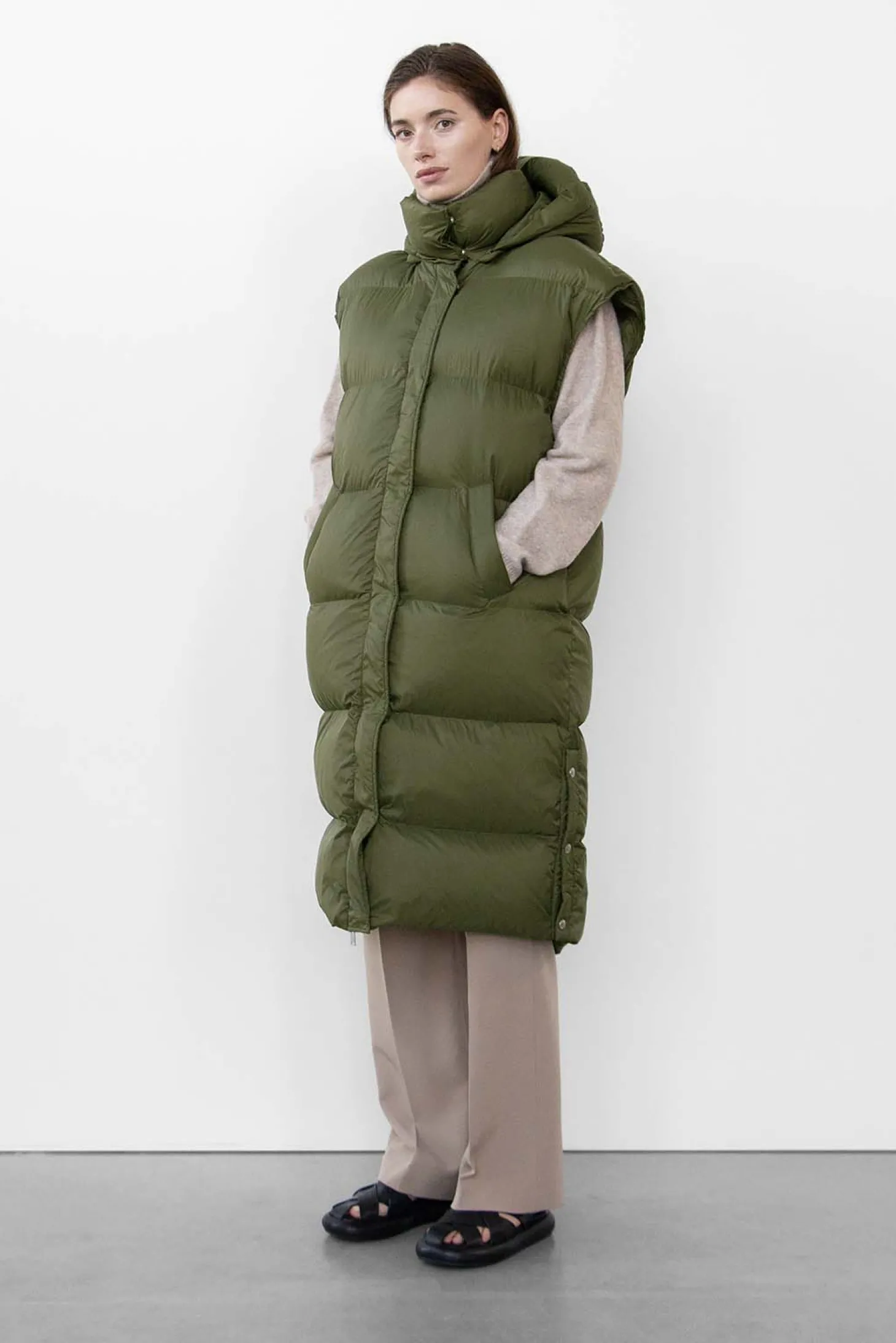WBLVANESSA LONG PUFFER VEST