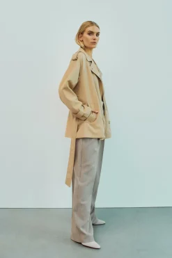 WBLVANESSA SHORT TRENCH COAT
