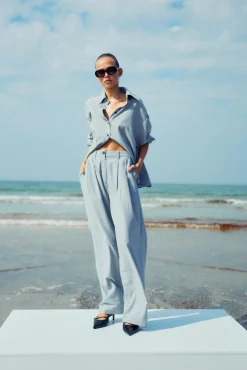 WBLWILLOW GREY WIDE PANTS